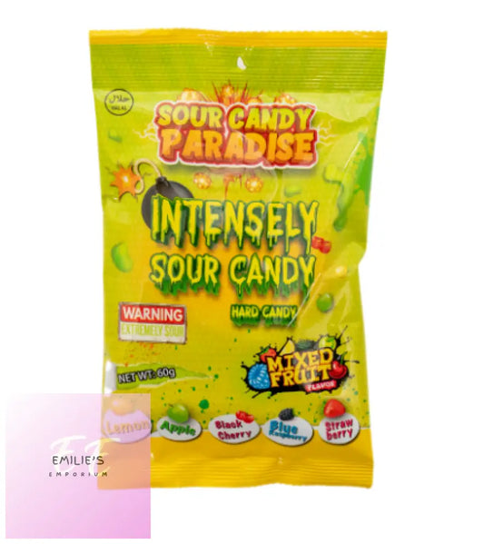 Sour Hard Sweets In An Assortment Of Flavours 60Gx 12Pcs