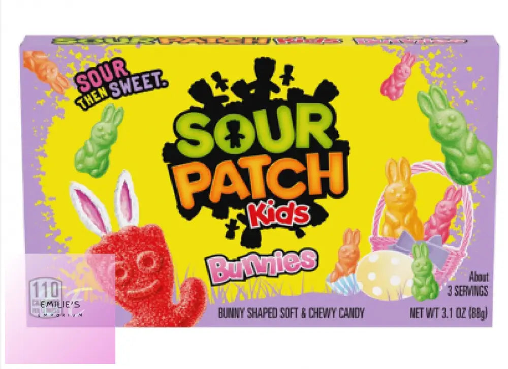 Sour Patch Kids Bunnies Theatre Box - 3.1Oz (88G)