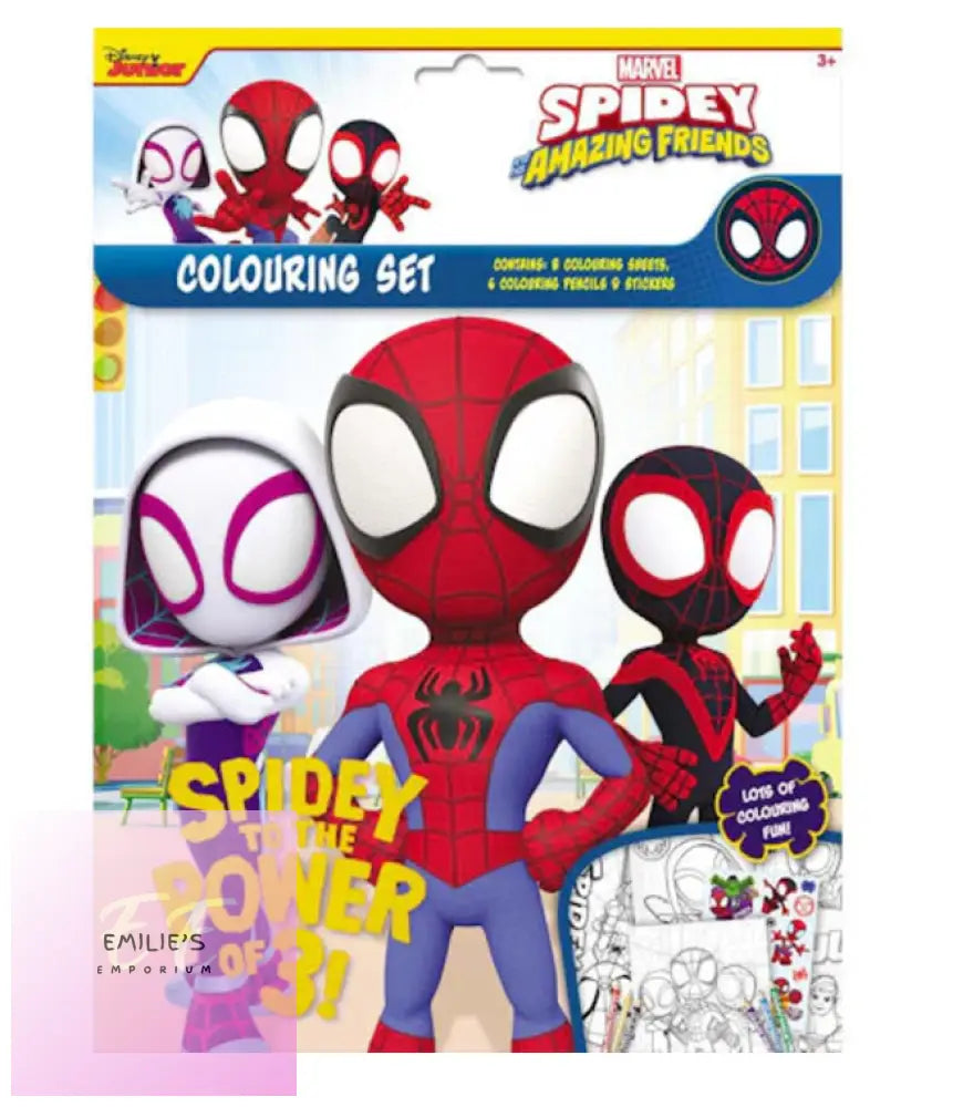 Spidey & Friends Colouring Set