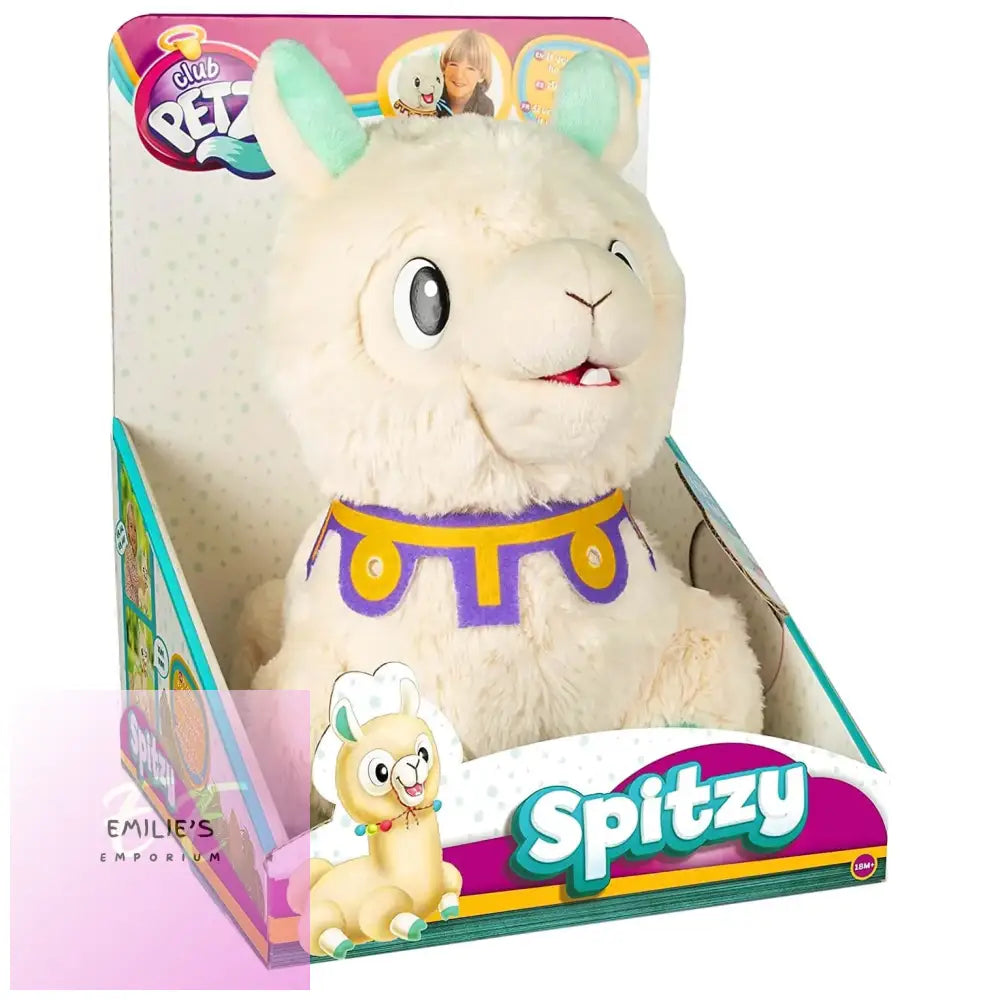 Spitzy The Funny Llama Interactive Soft Toy Chews Spits