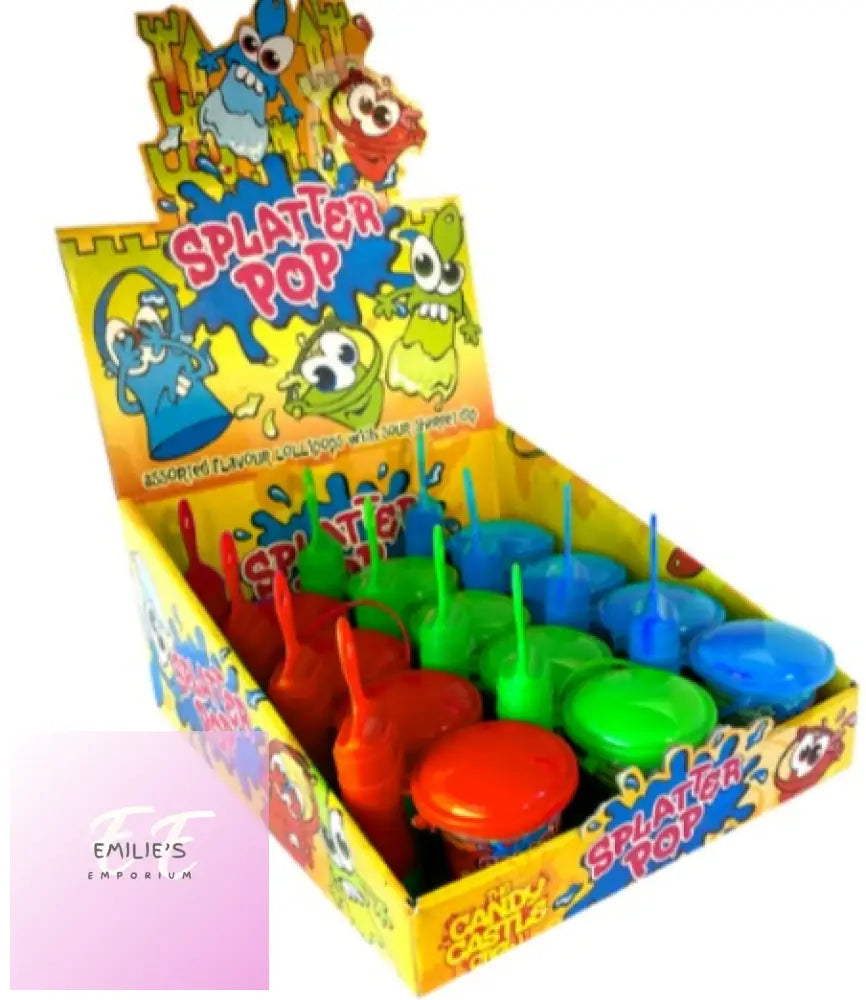 Splatter Pops 12X33G Sweets