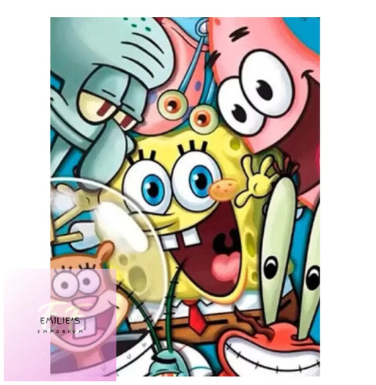 Spongebob And Friends Close Up Diamond Art 20X30Cm