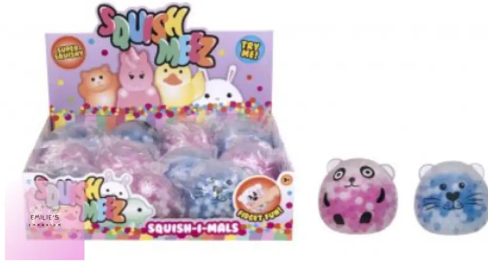 Squish Meez Squishimals Squeeze Squishy Toy X12