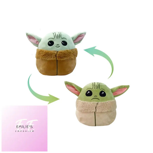 Star Wars Baby Yoda Double Sided Plush Toy