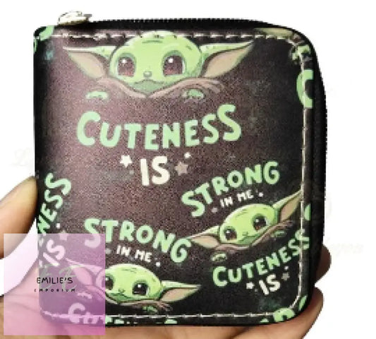 Star Wars Yoda Cuteness Is Strong In Me Coin Purse