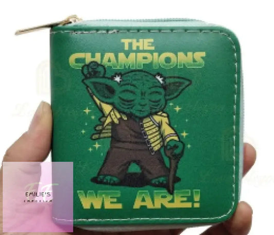 Star Wars Yoda The Champions We Are Coin Purse