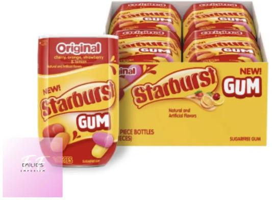 Starburst Original Gum 2.82Oz/80G – Pack Of 6