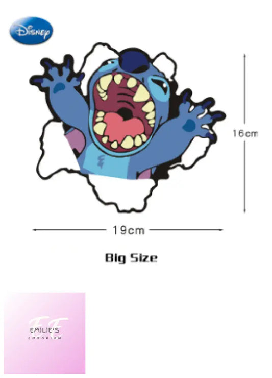 Stitch Angry Car Sticker