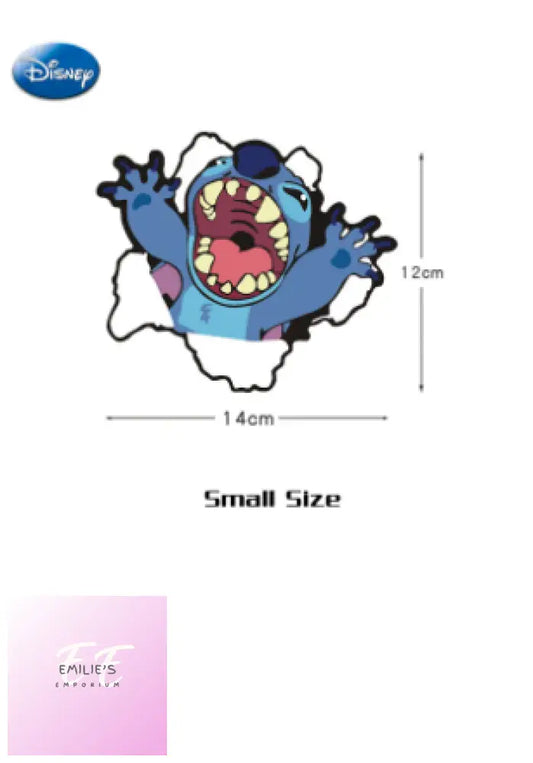 Stitch Angry Small Car Sticker