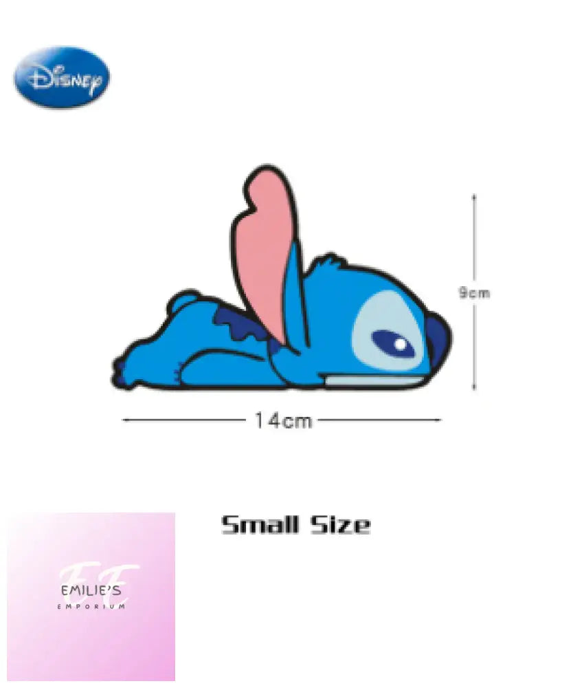 Stitch Being Lazy Car Sticker