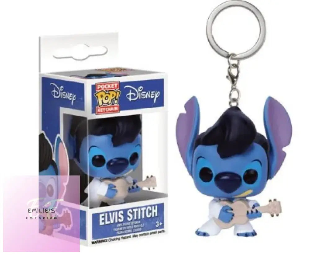 Stitch Elvis Funko Key Ring