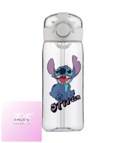 Stitch Grinning With Ears Up Water Bottle 400Ml