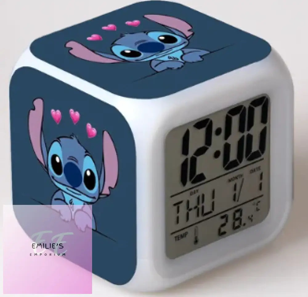 Stitch In Love Clock