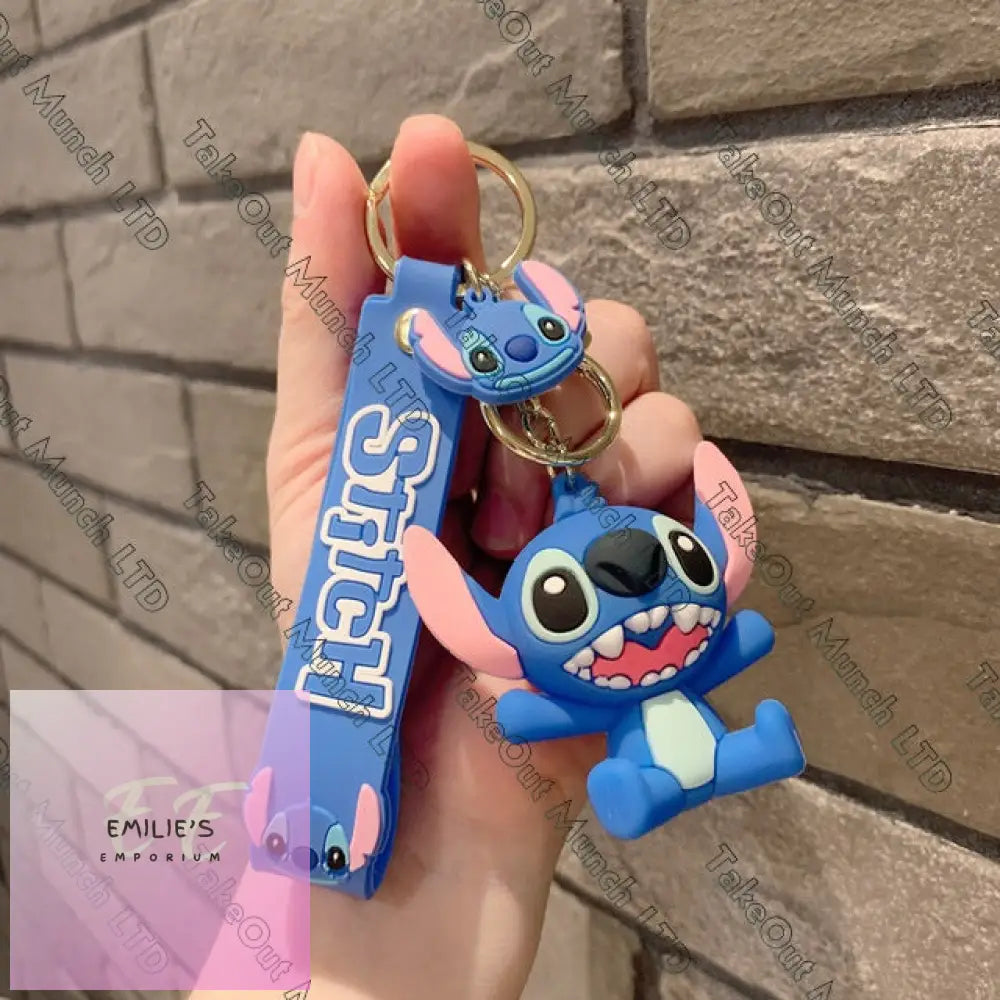 Stitch Keyrings- Choice Of Designs Grinning Stitch