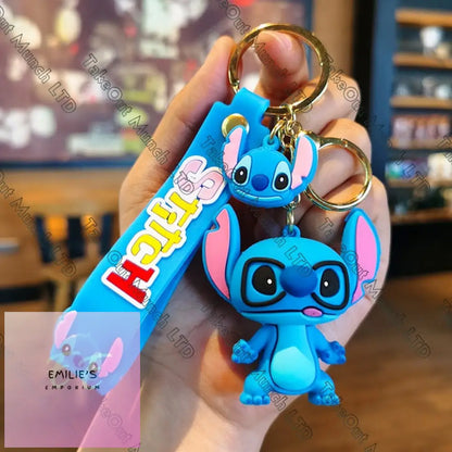 Stitch Keyrings- Choice Of Designs Wearing Glasses