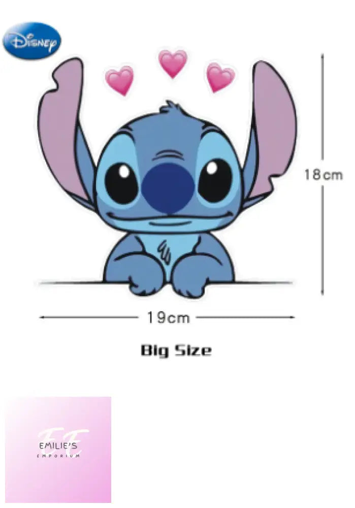 Stitch Love Car Sticker