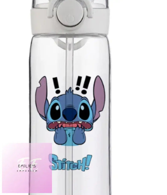 Stitch Scared Water Bottle 400Ml