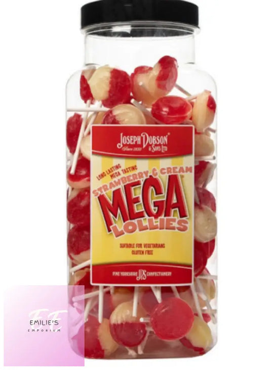 Strawberry & Cream Mega Lolly (Dobsons) 90 Count