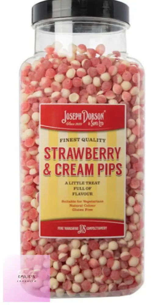 Strawberry & Cream Pips (Dobsons) 2.72Kg