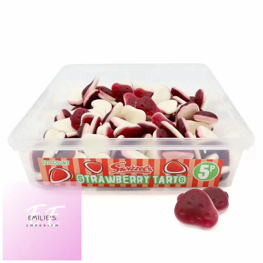 Strawberry Tarts Tub (Swizzels) 120 Pieces