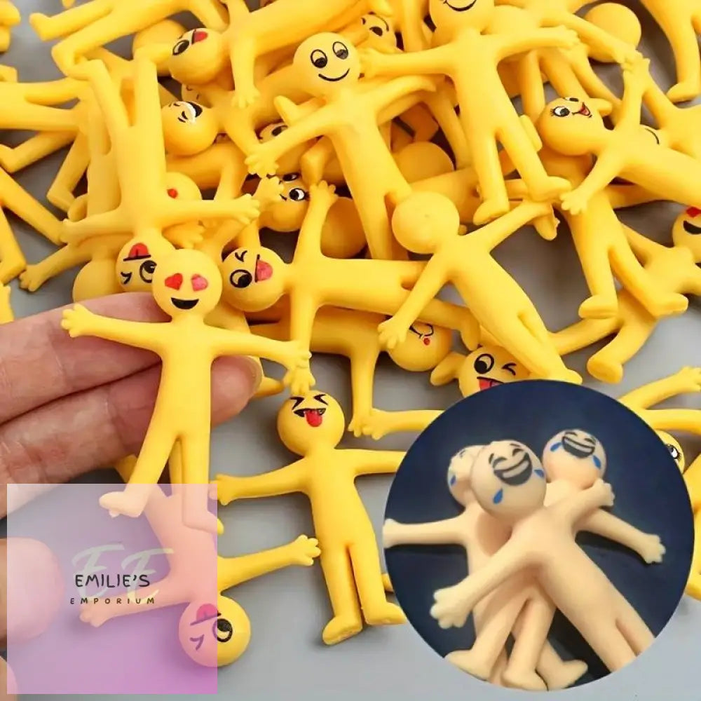 Stretchy Yellow Men Stress Toys X20