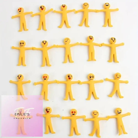 Stretchy Yellow Men Stress Toys X20