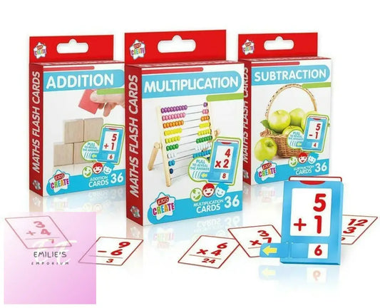Subtraction - Maths Flash Cards