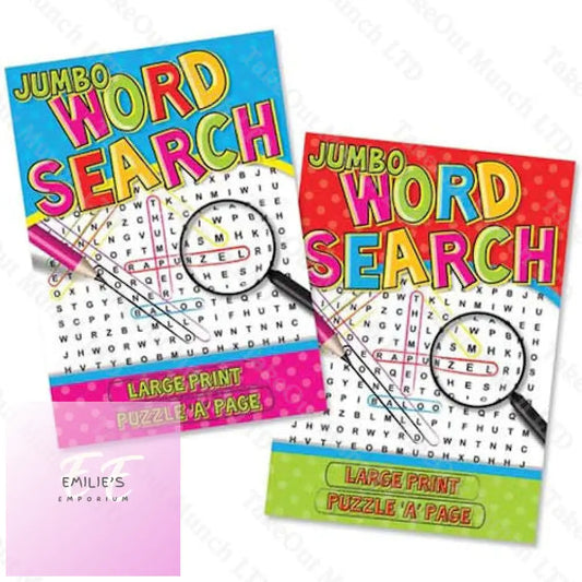 Super Jumbo Word Search Book
