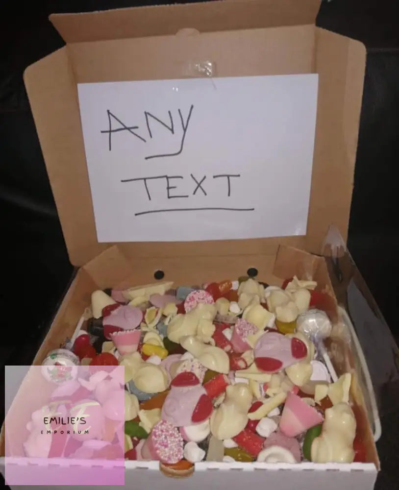 Sweet Filled Pizza Box - 9Inch