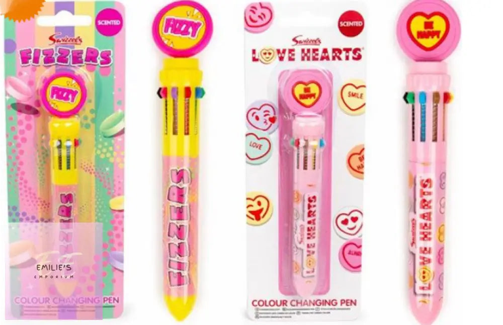 Swizzels 10 Colour Scented Pen In Assorted Designs