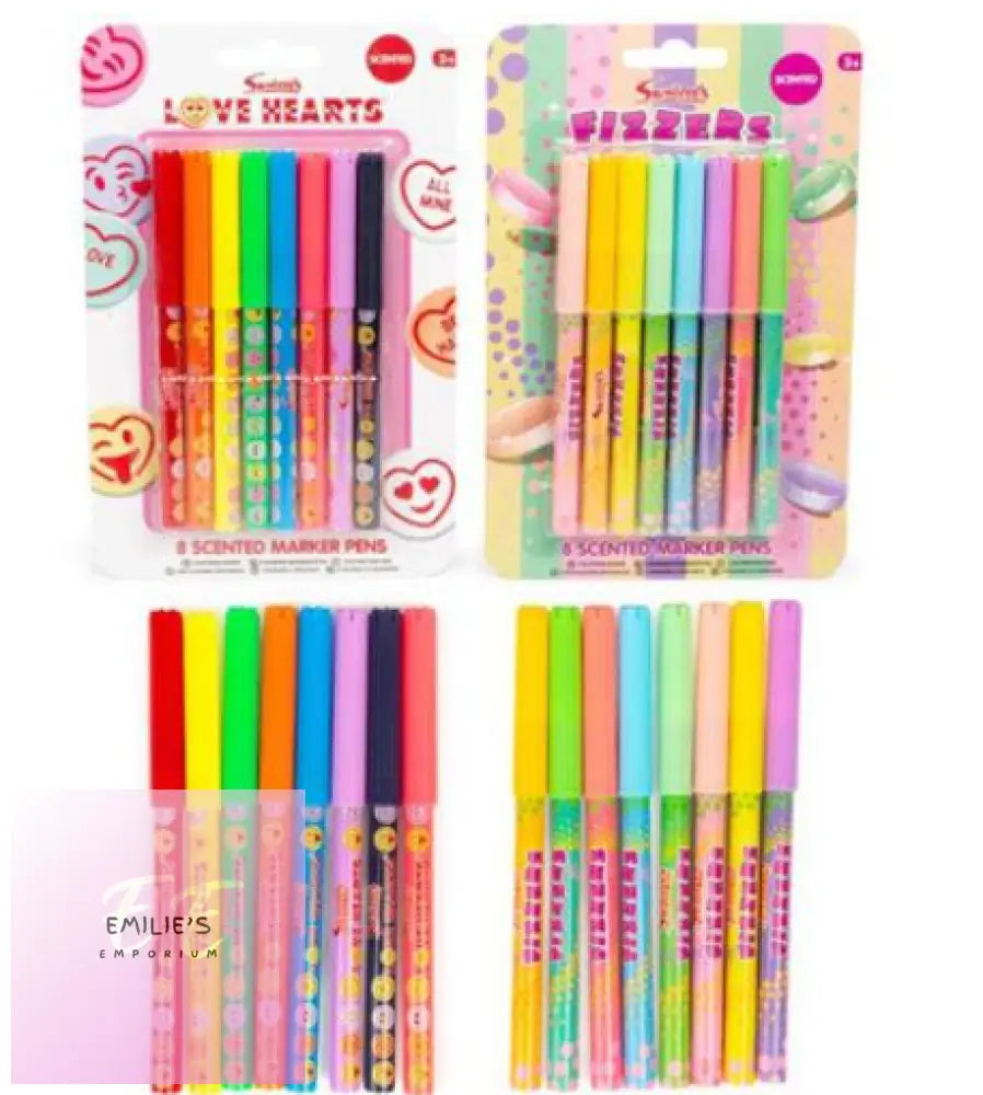 Swizzels 8 Pack Scented Marker Pens