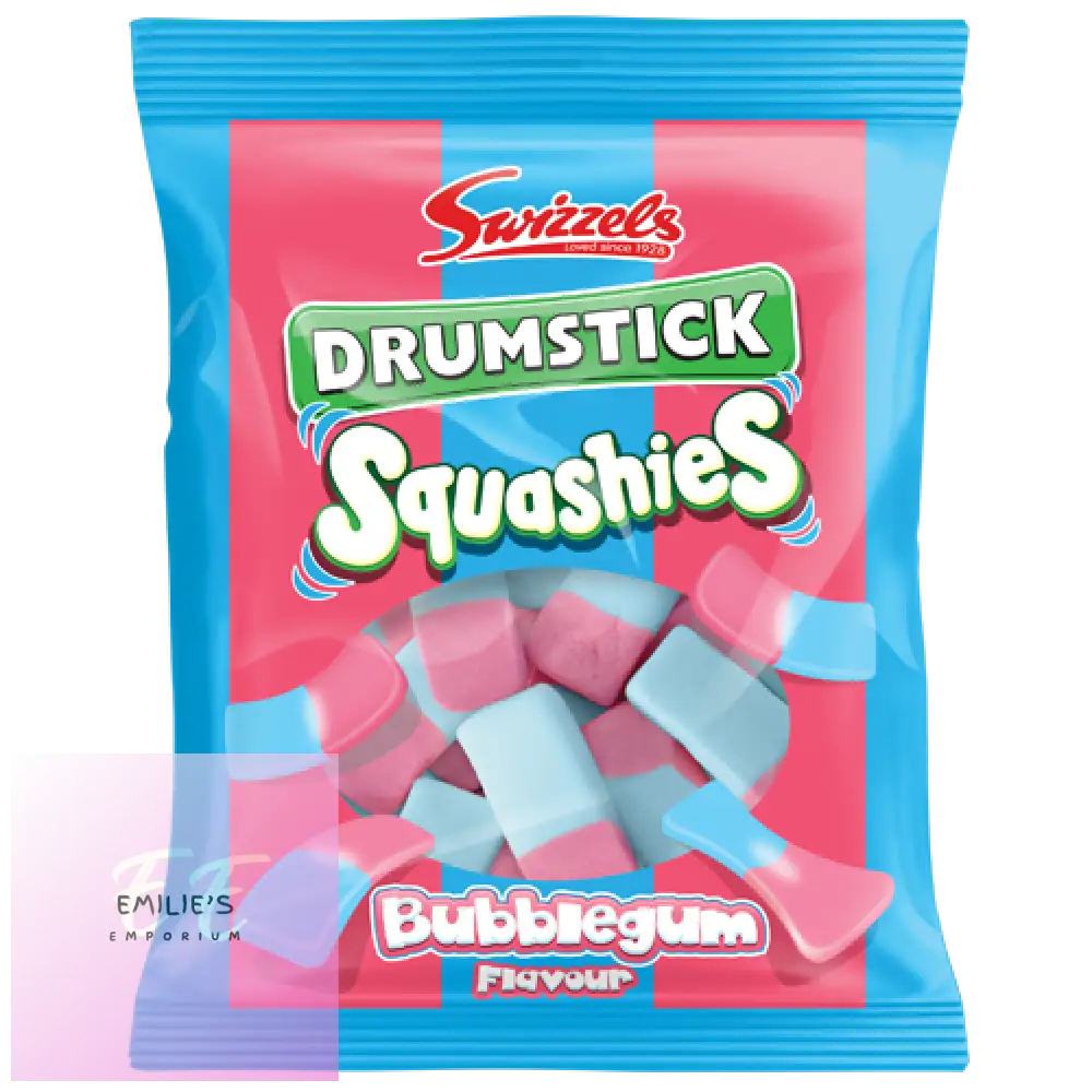 Swizzels Drumstick Squashies Bags Bubblegum 10 X 160G (Bundle)