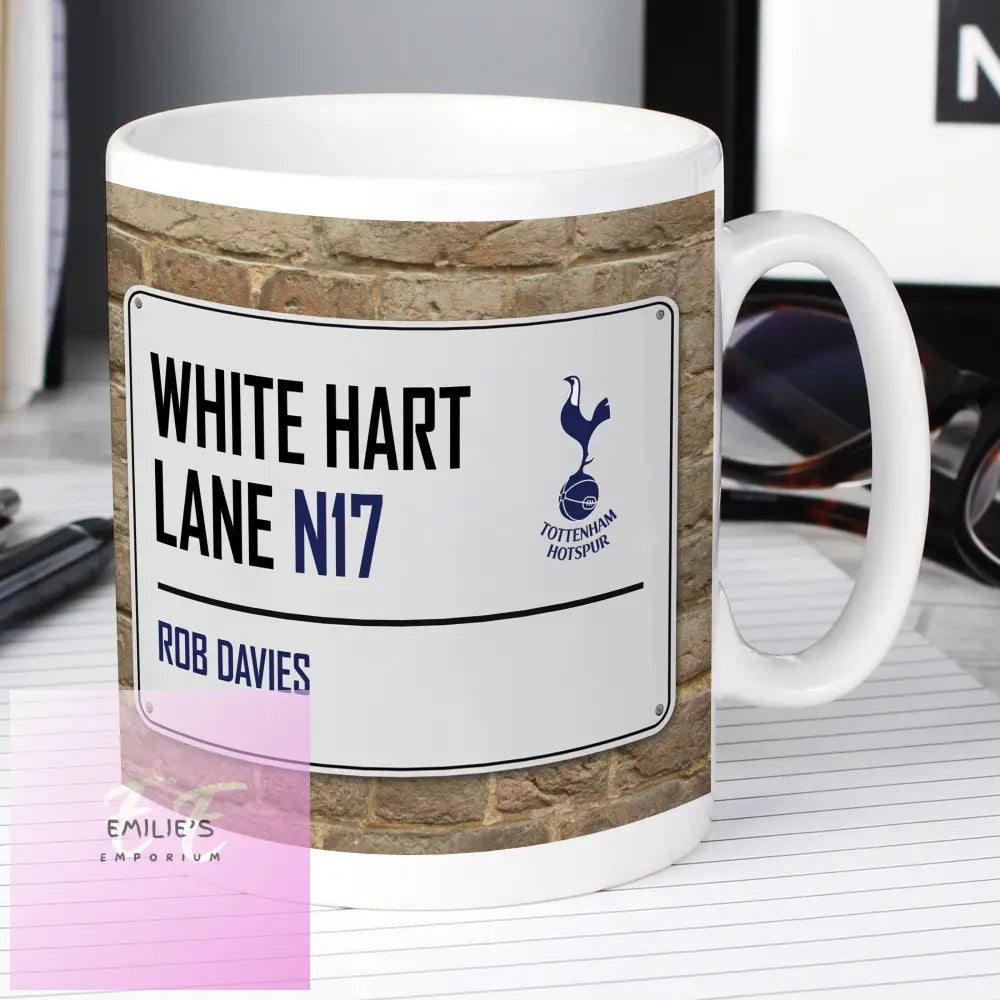 Tottenham Hotspur Street Sign Mug