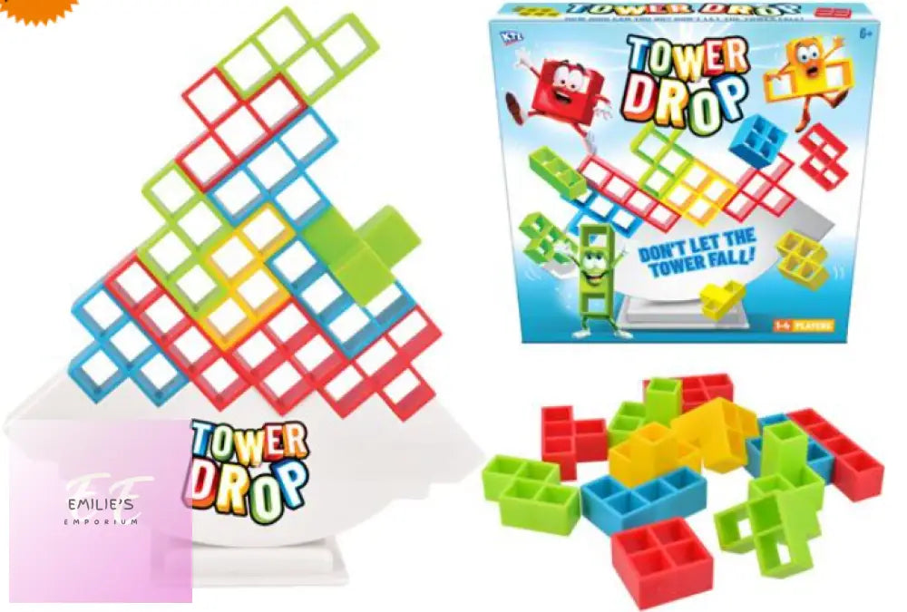 Tower Drop Game For 1-4 Players