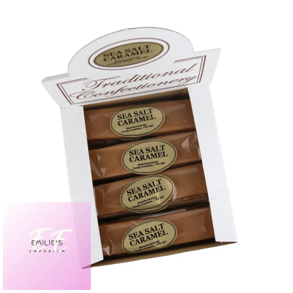 Traditional Confectionery Salted Caramel Nougat Bars 16 Count