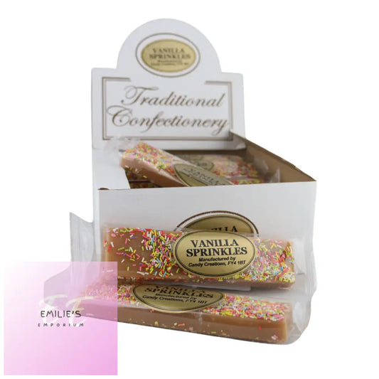 Traditional Confectionery Vanilla Sprinkle Bars 16 Count