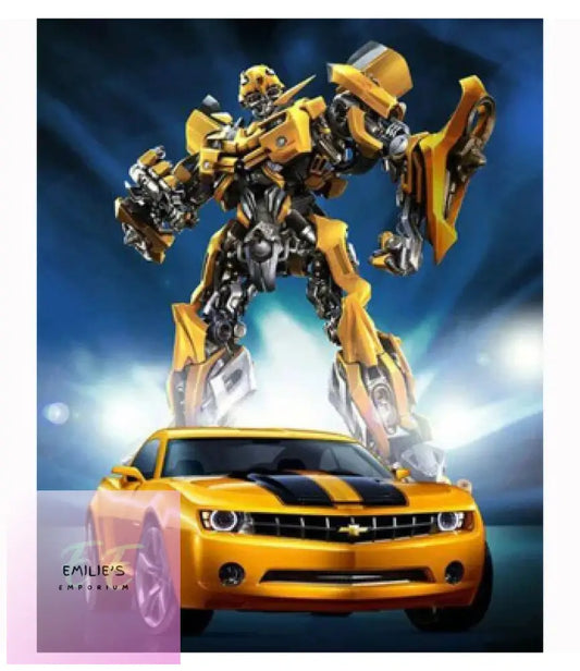 Transformers Bumble Bee 5D Diamond Art 20X30Cm