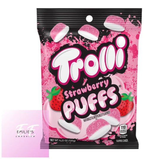 Trolli Strawberry Puffs 4.25Oz/120G – Pack Of 12