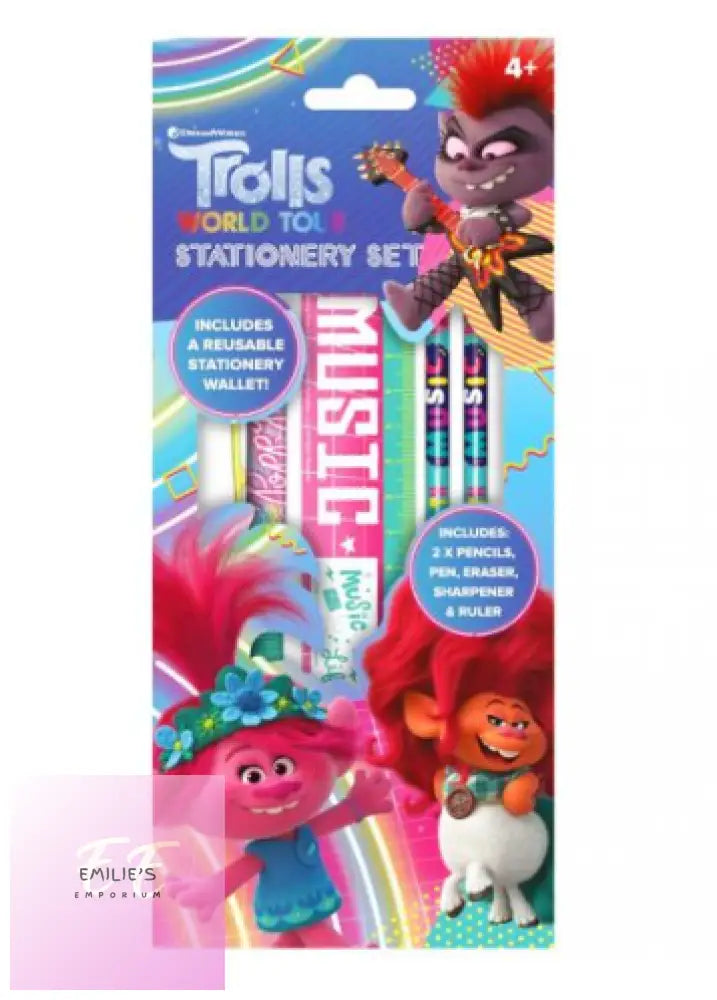 Trolls Jumbo Stationery Set