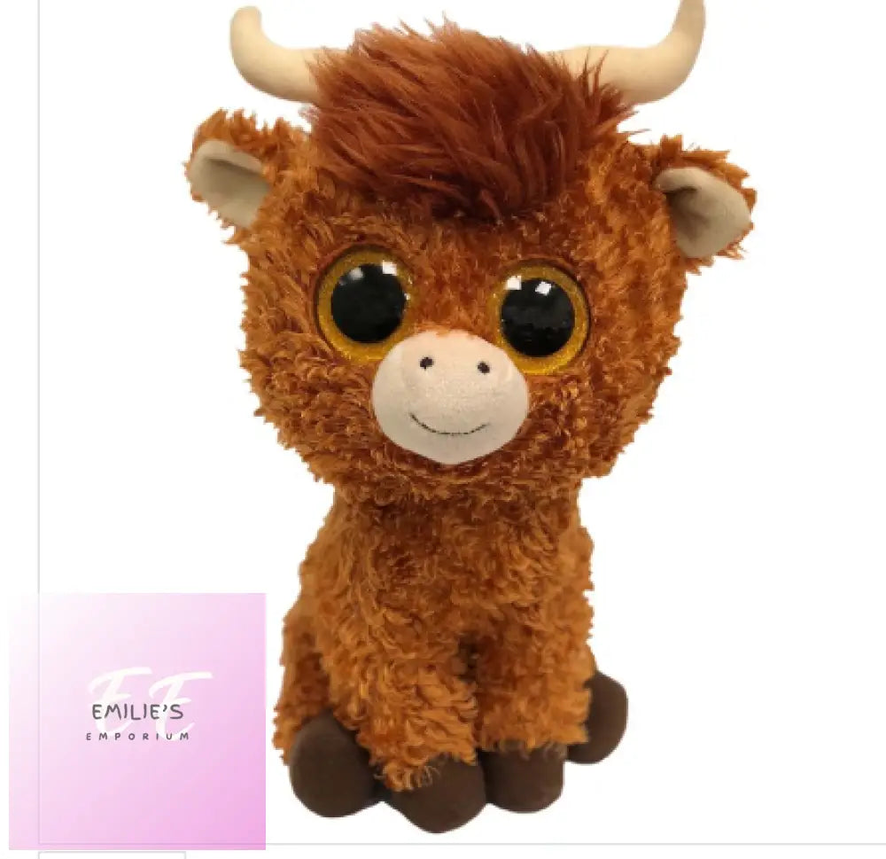 Ty Angus The Highland Cow Beanie Boo Medium Size