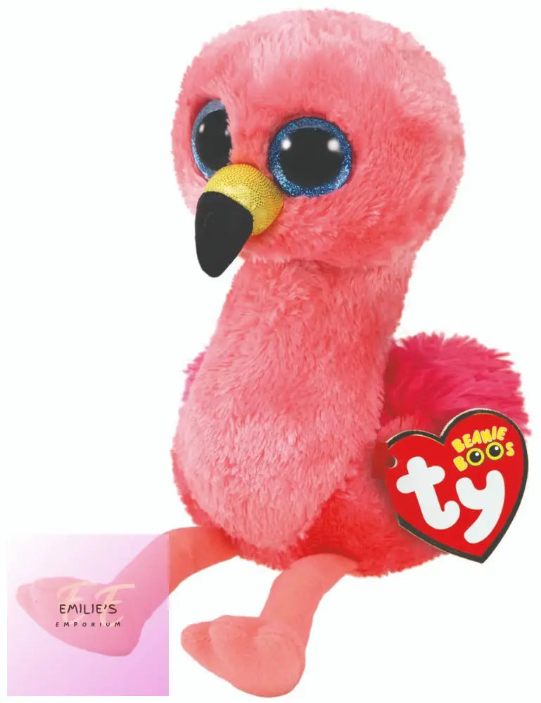 Ty Gilda The Flamingo Beanie Boo Regular Size