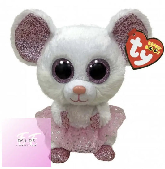 Ty Nina The Mouse Beanie Boo Regular Size