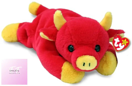 Ty Original Beanie Baby Plush - Snort The Bull Ii (Beanie Babies)