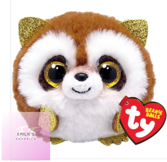 Ty Pickpocket The Raccoon Beanie Balls Puffies