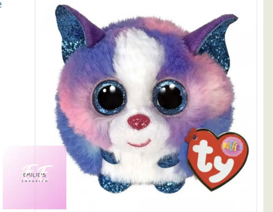 Ty Puffies Cleo The Husky Plush