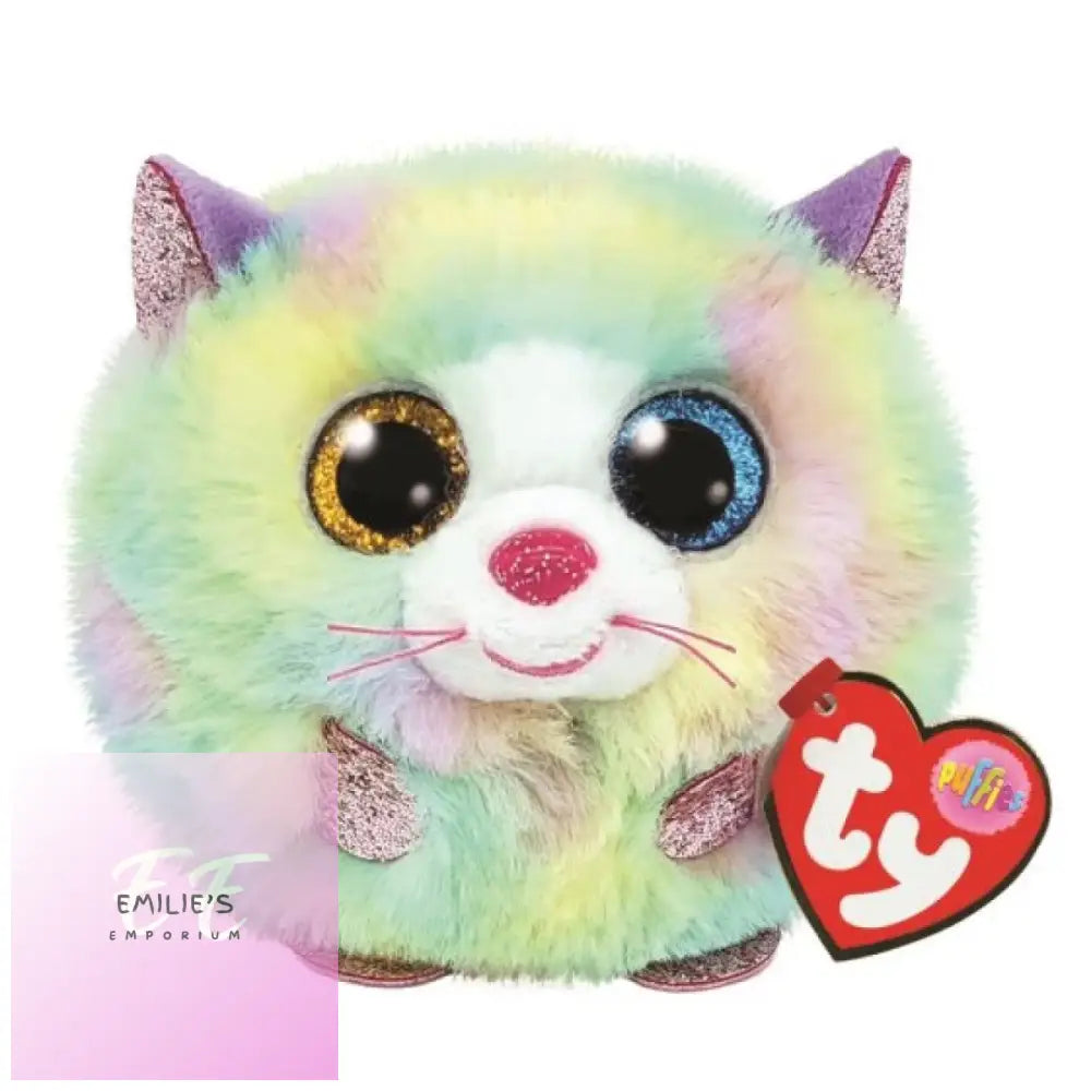 Ty Puffies Heather The Cat Plush