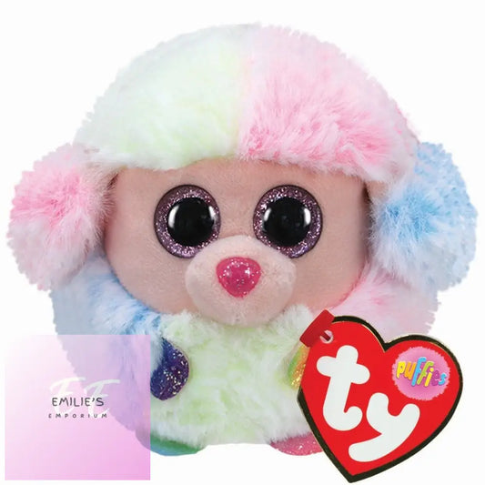 Ty Puffies Rainbow Poodle