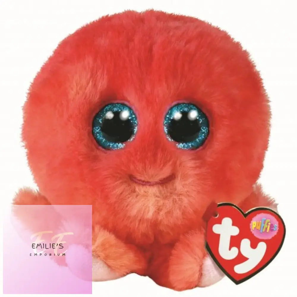 Ty Puffies Sheldon The Octopus Plush