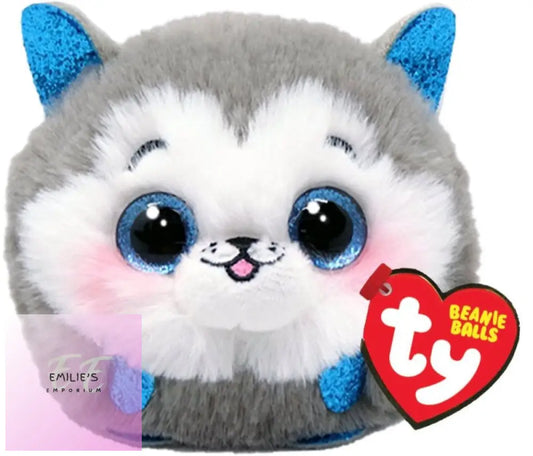 Ty Slush The Husky Beanie Balls Puffies