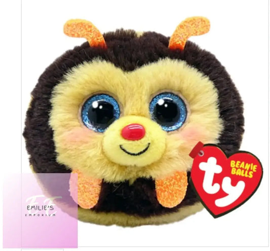 Ty Zinger The Bee Beanie Balls Puffies